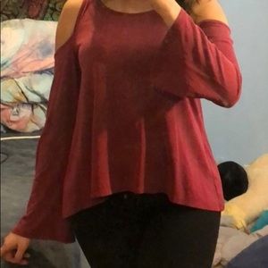 Hollister Maroon Top